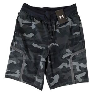 Under Armour UA Elite Cargo Shorts Mens Medium Camo Stretch Athletic NWT $90